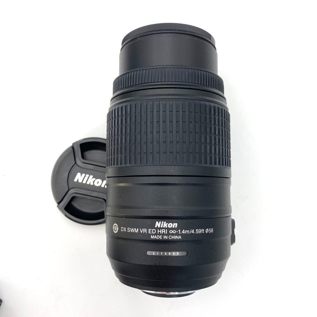 Nikon AF-S NIKKOR 55-300mm VR マクロレンズ セット