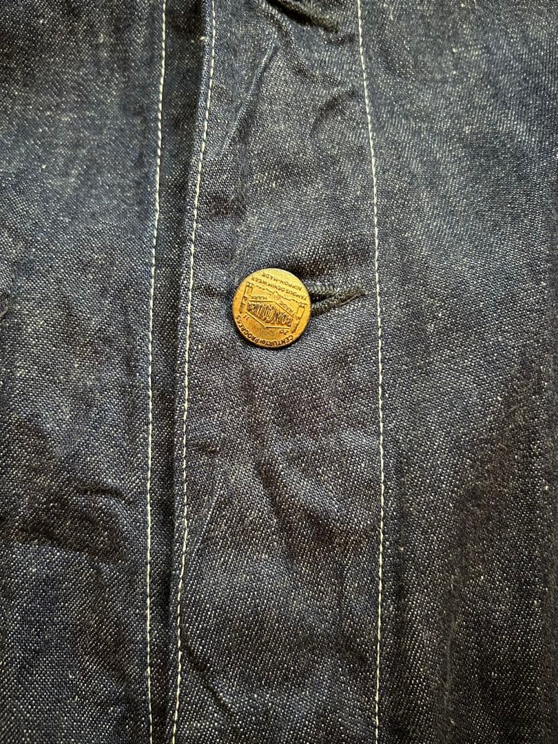 m*o様 BONCOURA デニムカバーオール サイズ38 濃紺 美品 日本製
