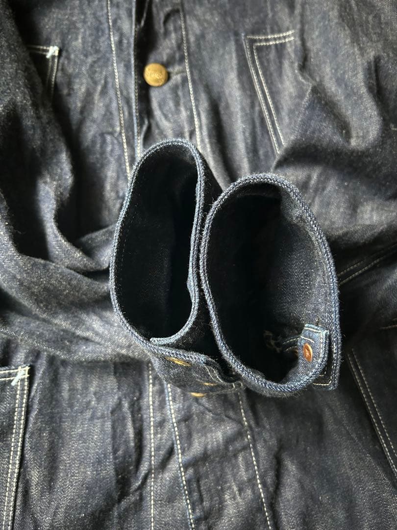 m*o様 BONCOURA デニムカバーオール サイズ38 濃紺 美品 日本製