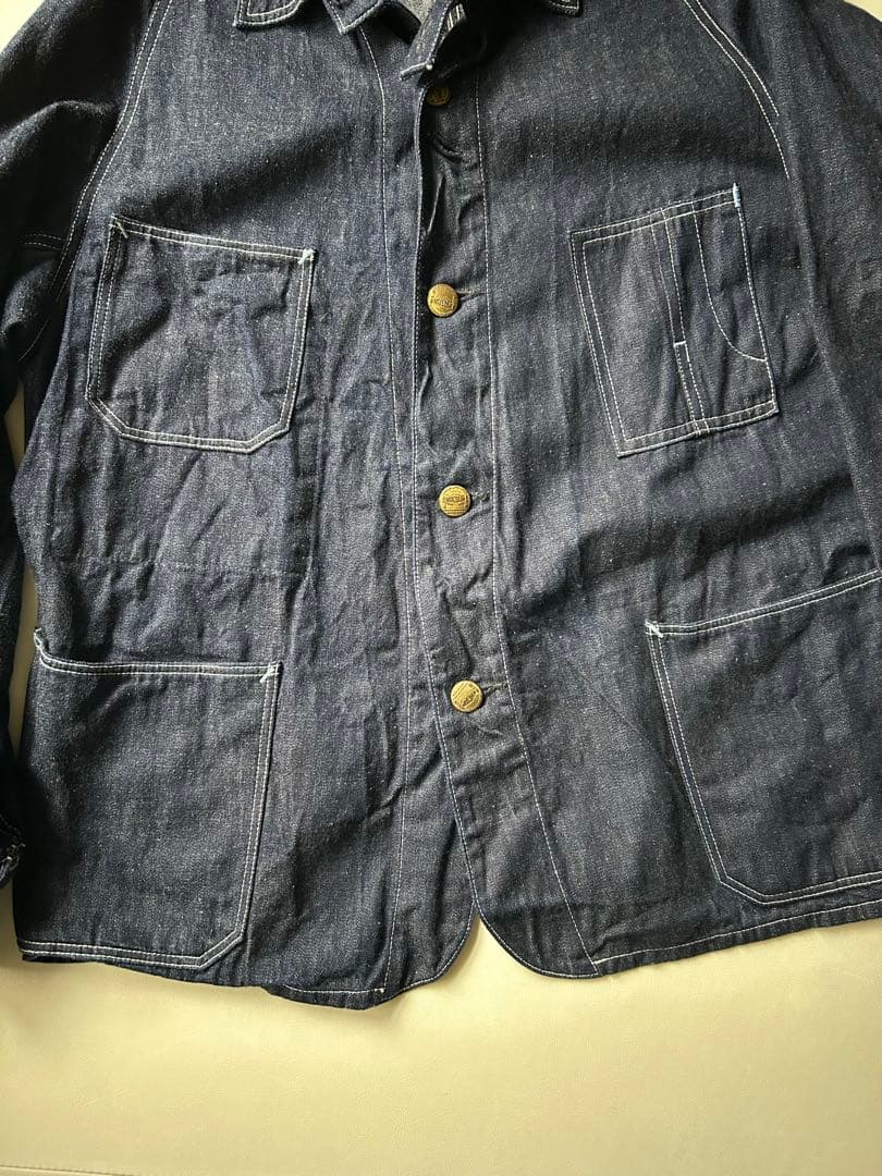 m*o様 BONCOURA デニムカバーオール サイズ38 濃紺 美品 日本製