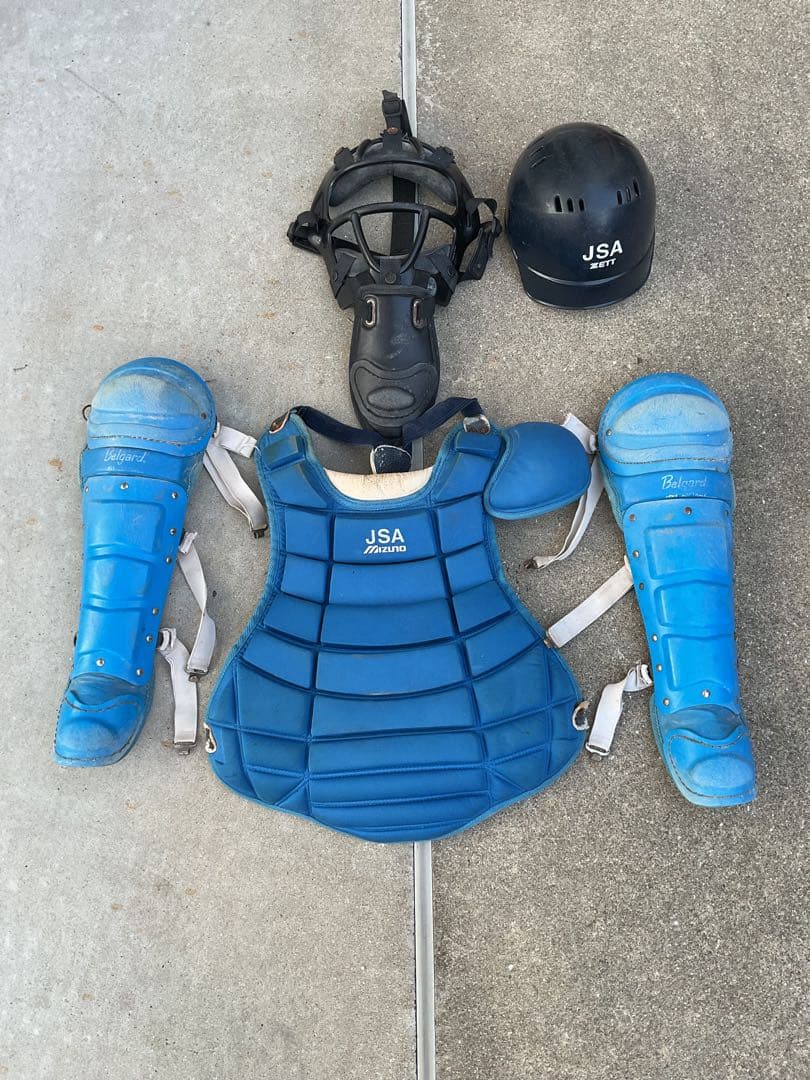 野球　キャッチー防具