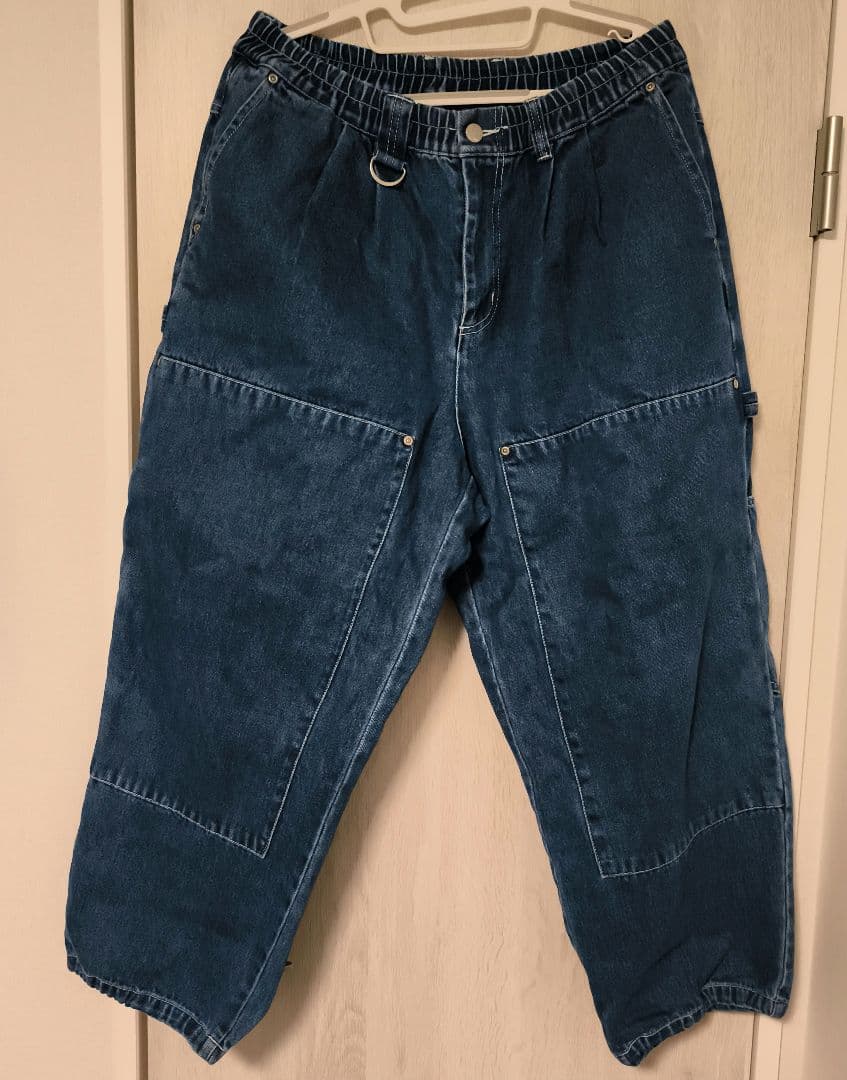 SOSHI NET x MFC STORE ダブルニー ペインターパンツ XL