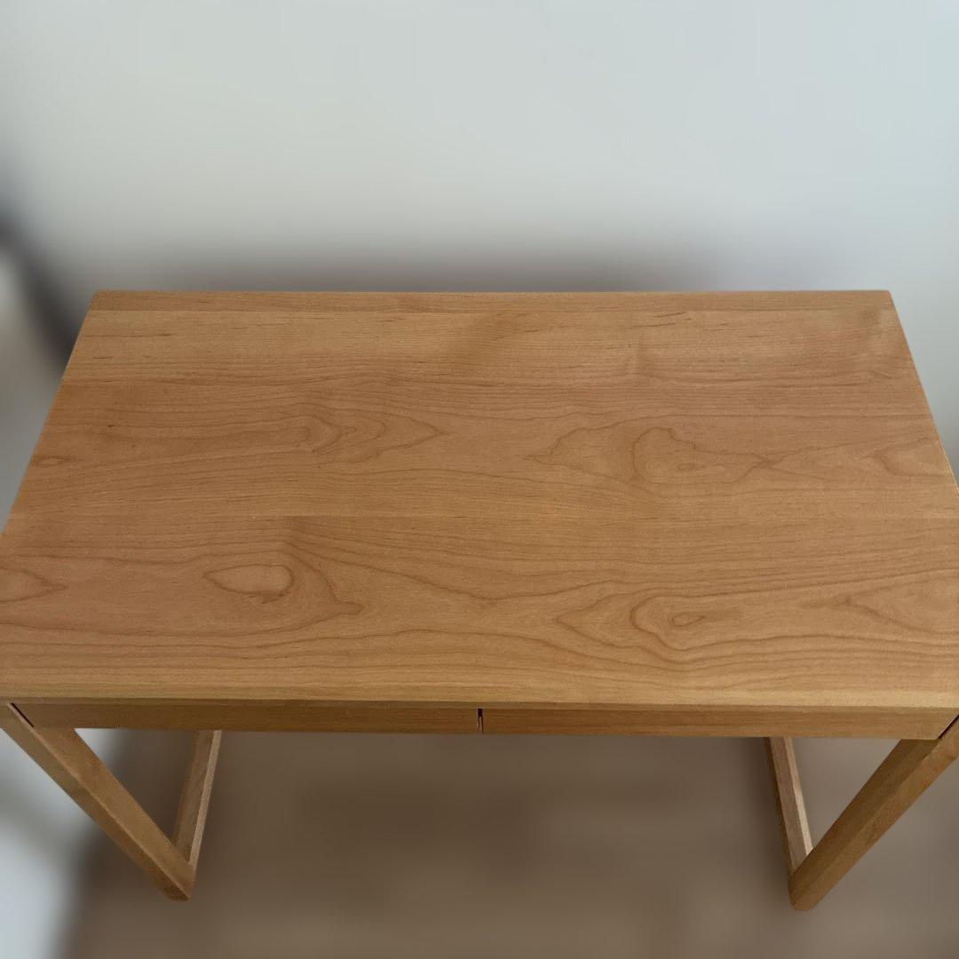 ニトリ　引き出しつき　デスク メルシーC LBR