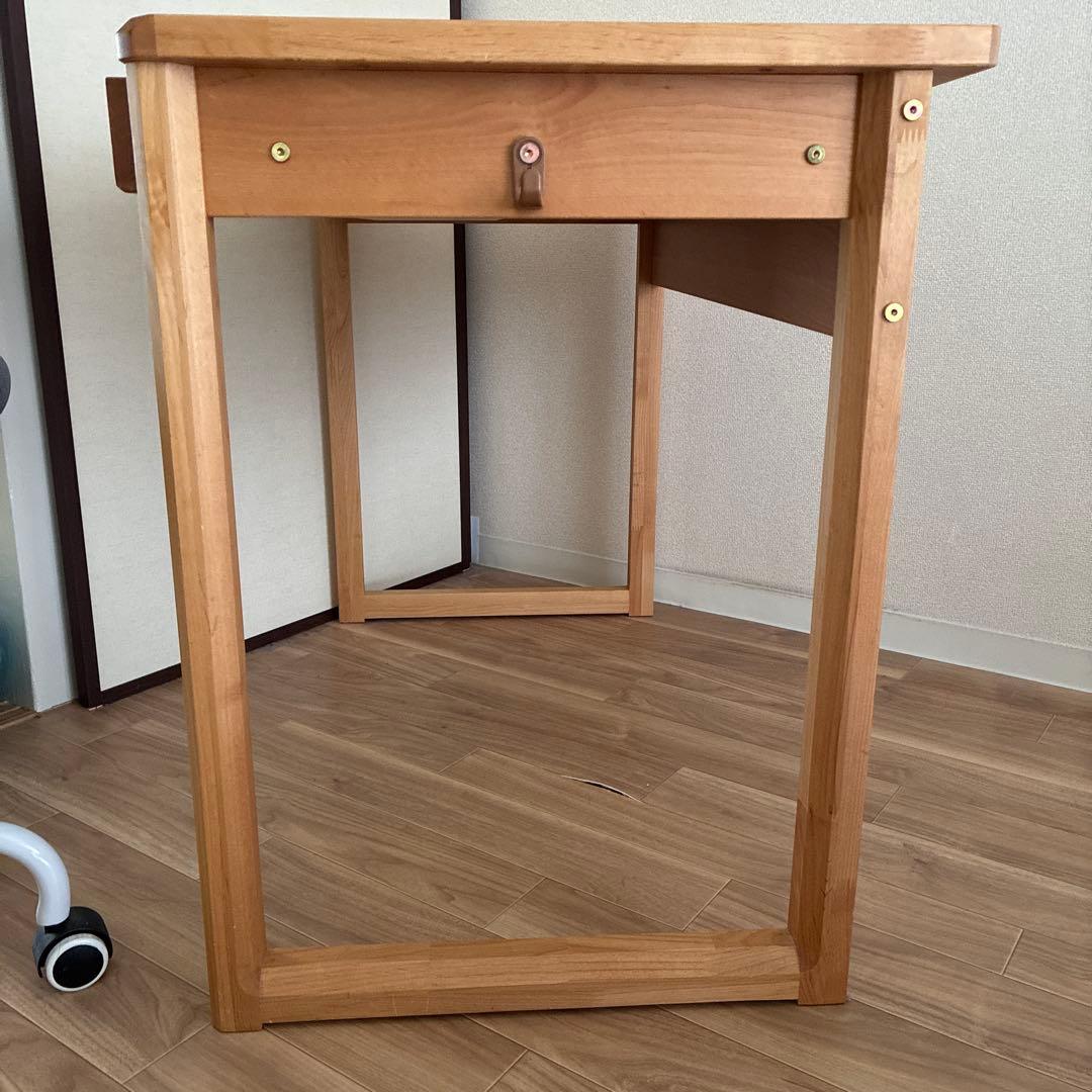 ニトリ　引き出しつき　デスク メルシーC LBR