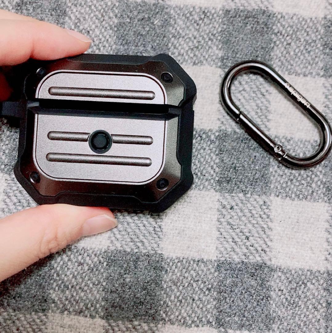 Spigen ブラック イヤホンケース　AirPods 2021