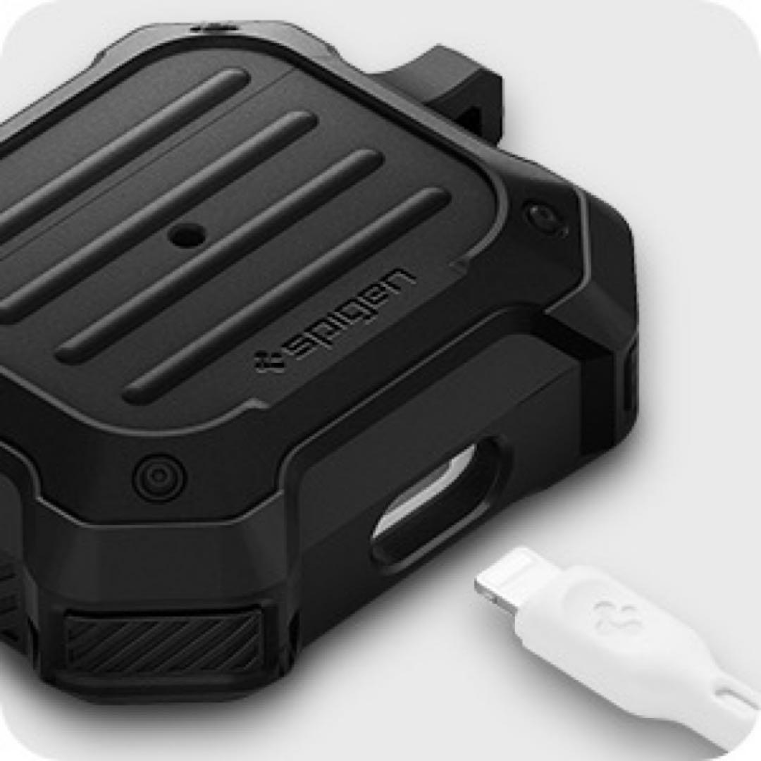 Spigen ブラック イヤホンケース　AirPods 2021