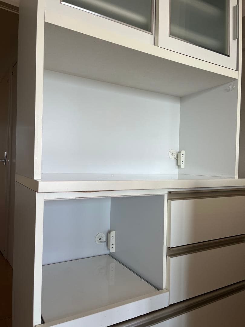 ホワイトキッチン収納 食器棚　かっちゃん