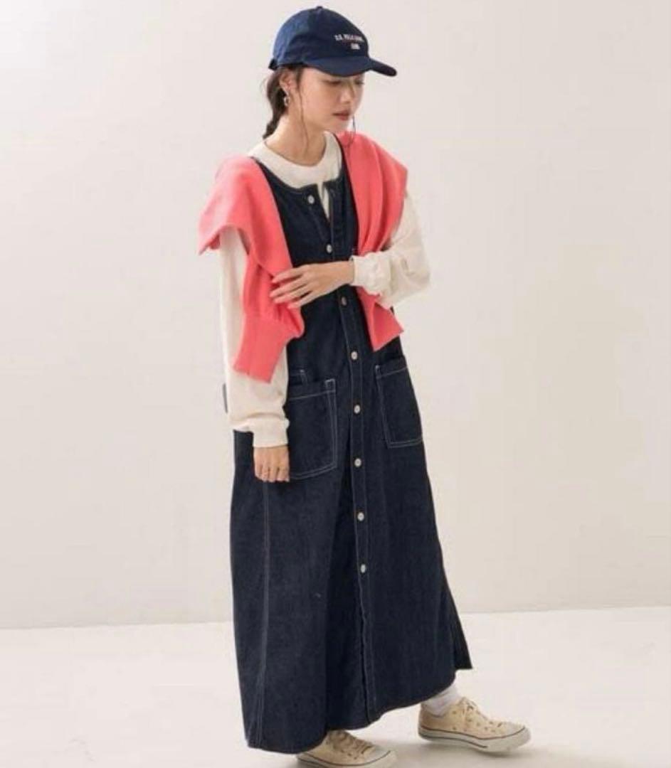 美品　フリークスストア‪×サムシング　ジャンパースカート