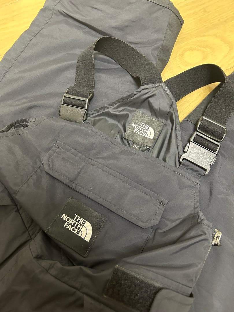 ノースフェイス　キッズ　スノーウェア　スキーウェア　ビブパンツ　110cm