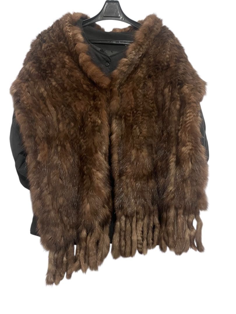 伊太利屋　ミンク　リアルファー　マフラー　ショール　ストール　ヴィンテージ　和装