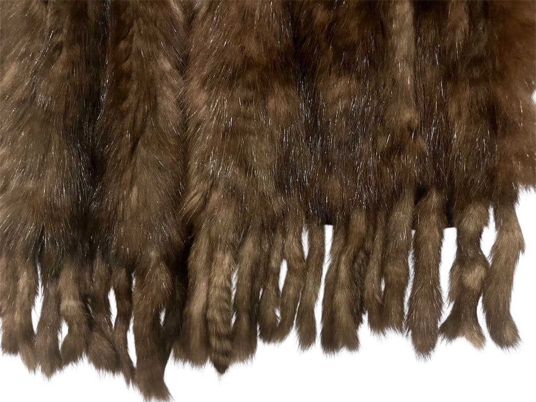 伊太利屋　ミンク　リアルファー　マフラー　ショール　ストール　ヴィンテージ　和装