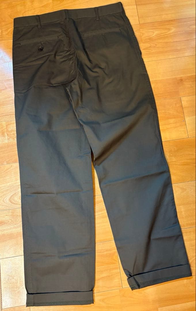 新品★ コムデギャルソン　オム　カーキコットンパンツ　XS