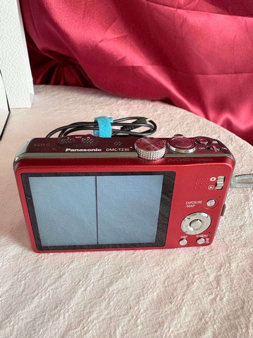 LUMIX DMC-TZ30 レッド 20倍ズーム　カメラライカレンズ