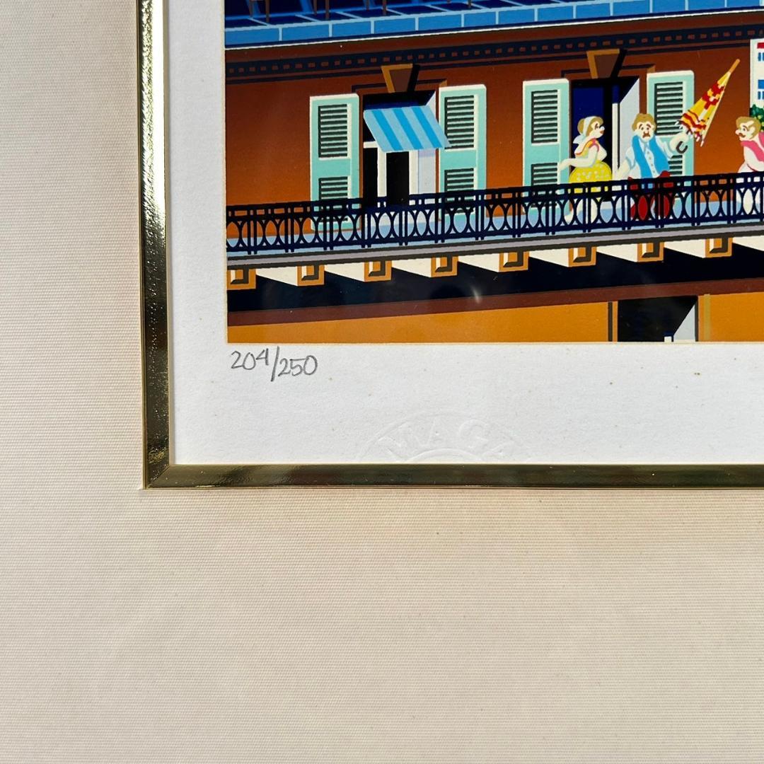 ヒロ・ヤマガタ「バルーニング」シルクスクリーン 直筆サイン入り エンボス印有り