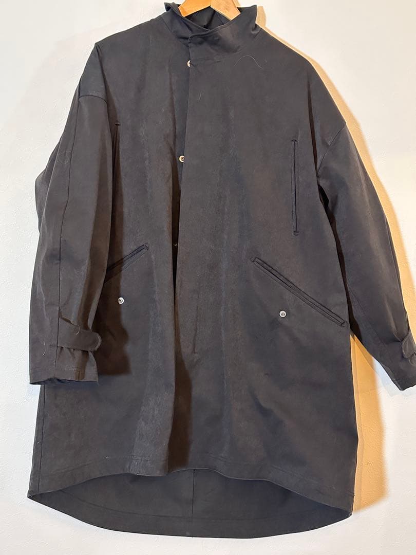 野村様用　public Tokyo 撥水スエードクロスミリタリーコート