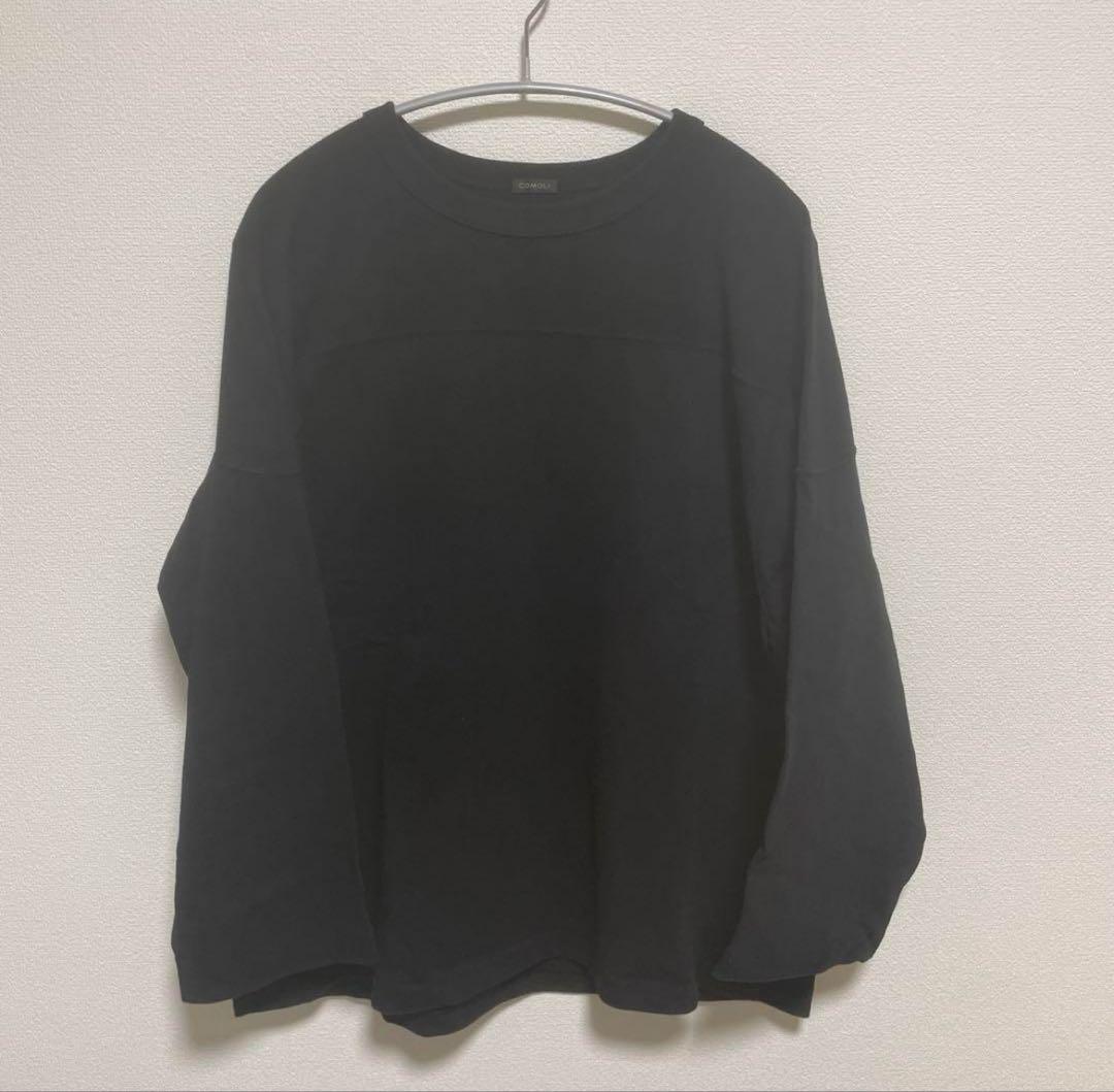 トップス comoli football ten fade black