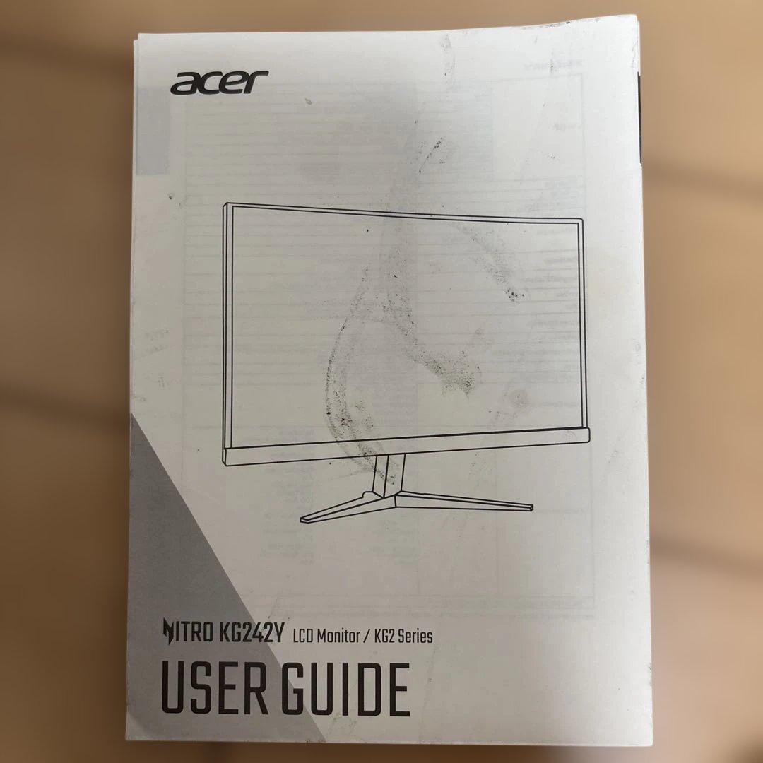 acerゲーミングモニター 23.8 180Hz