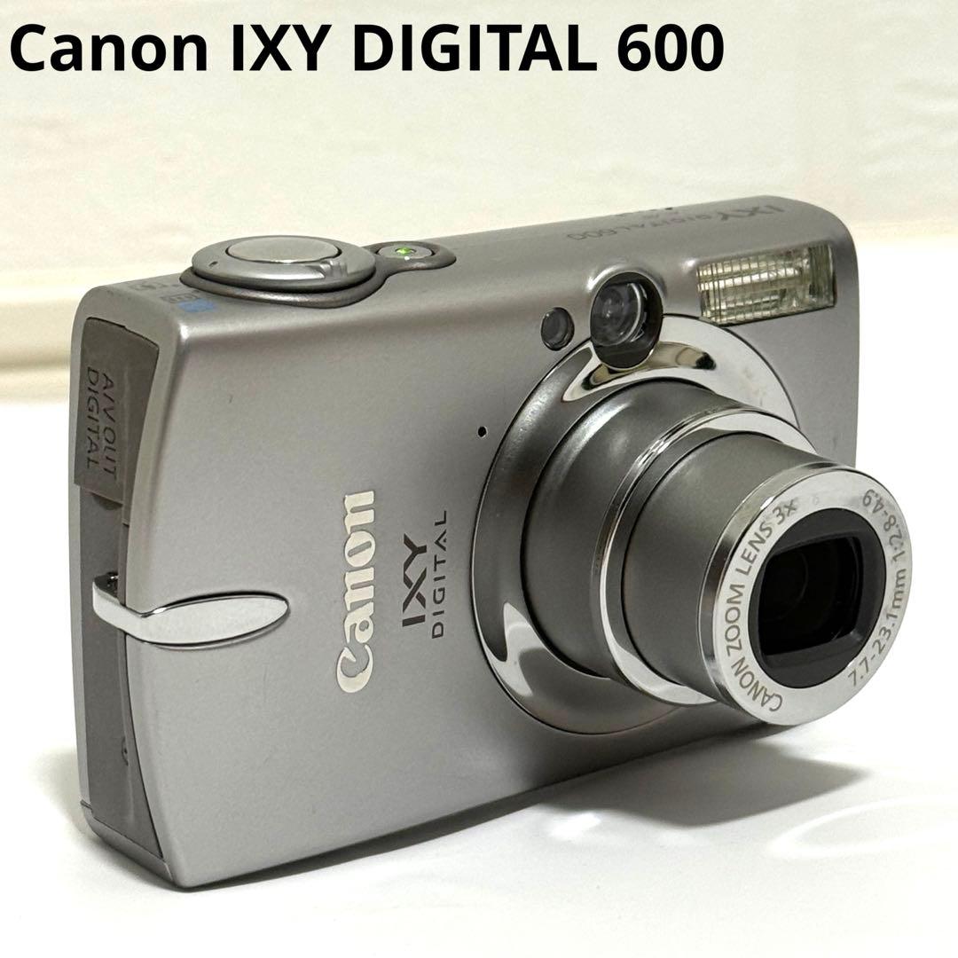【美品】Canon IXY DIGITAL 600 シルバー デジカメ