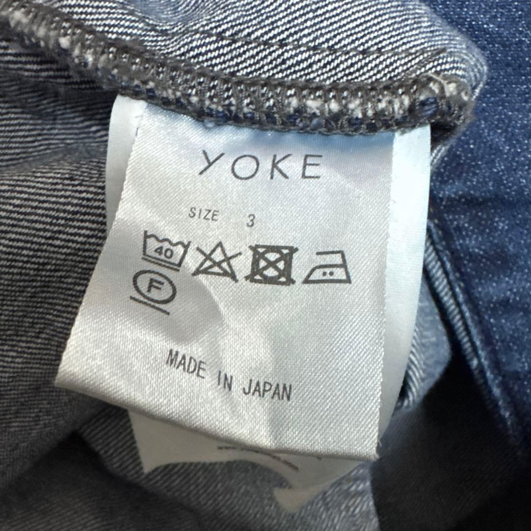 M*O様 YOKE 23SS Bleach Out Denim Jacket