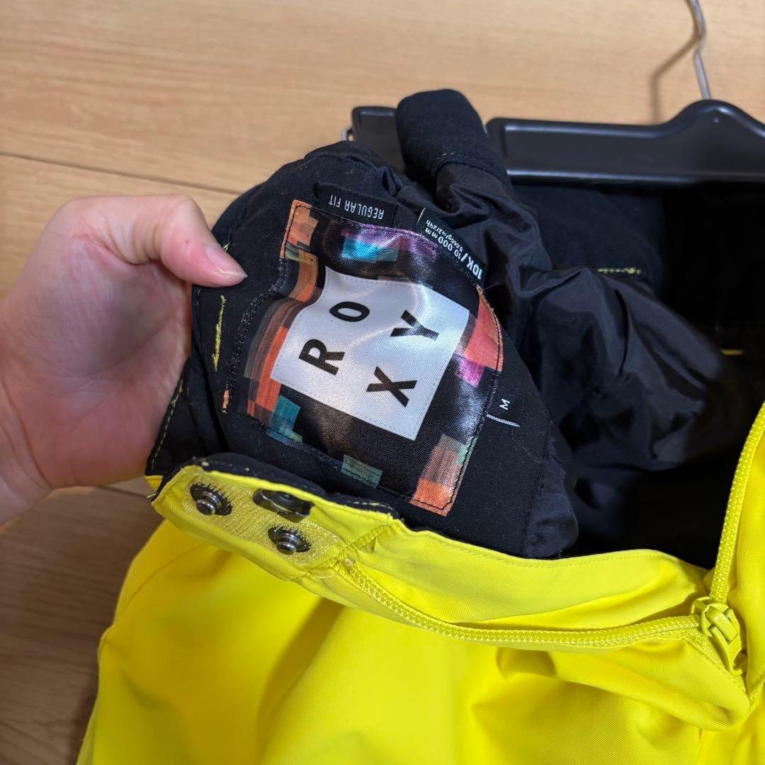 スノーボードウェア 女性用 イエロー パンツ マルチカラー ジャケット　roxy