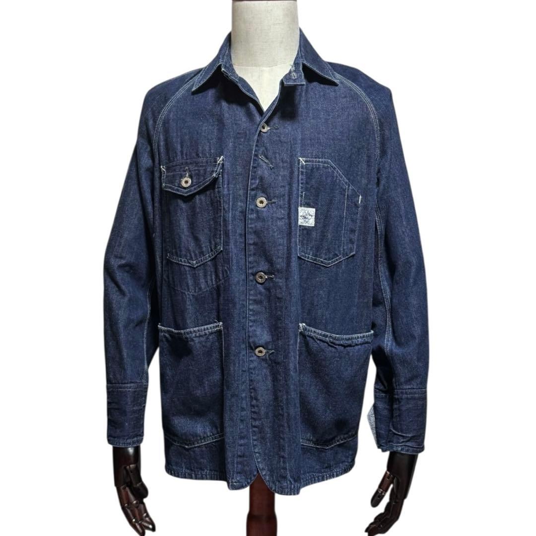 濃紺 Post Overalls USA製 Enginees'JKT サイズS