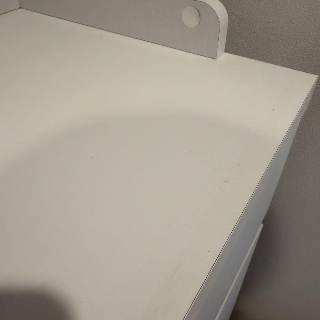 【yt】LOWYAホワイト キッチンカウンター 90cm幅