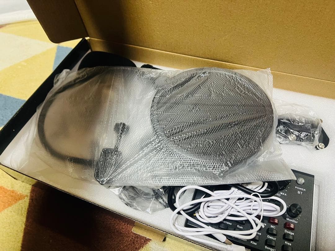 【新品】ステレオミキサー　コンデンサーマイク　配信セット　マイク