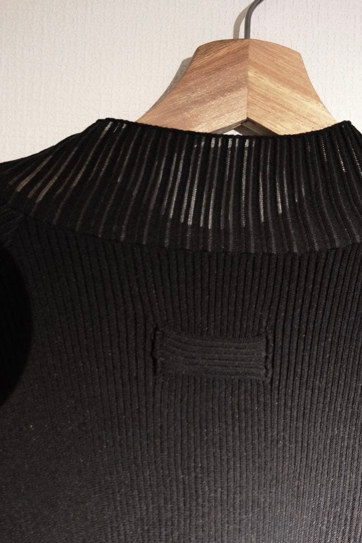 stein シュタイン | ハイネックプリーツニット ブラック