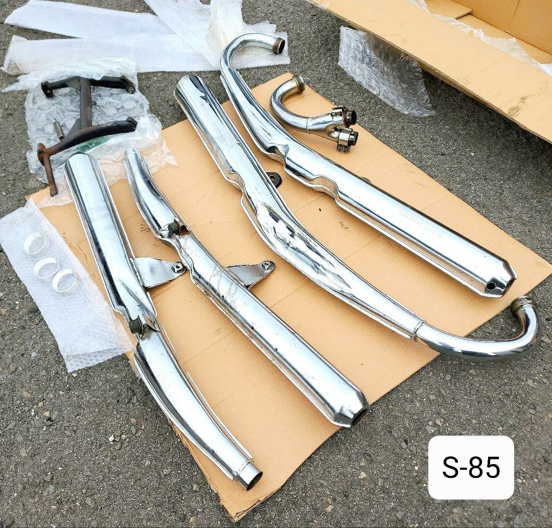 マ*Ⅱ様 S-85.GT380 純正マフラー センタースタンドセット 当時物 美