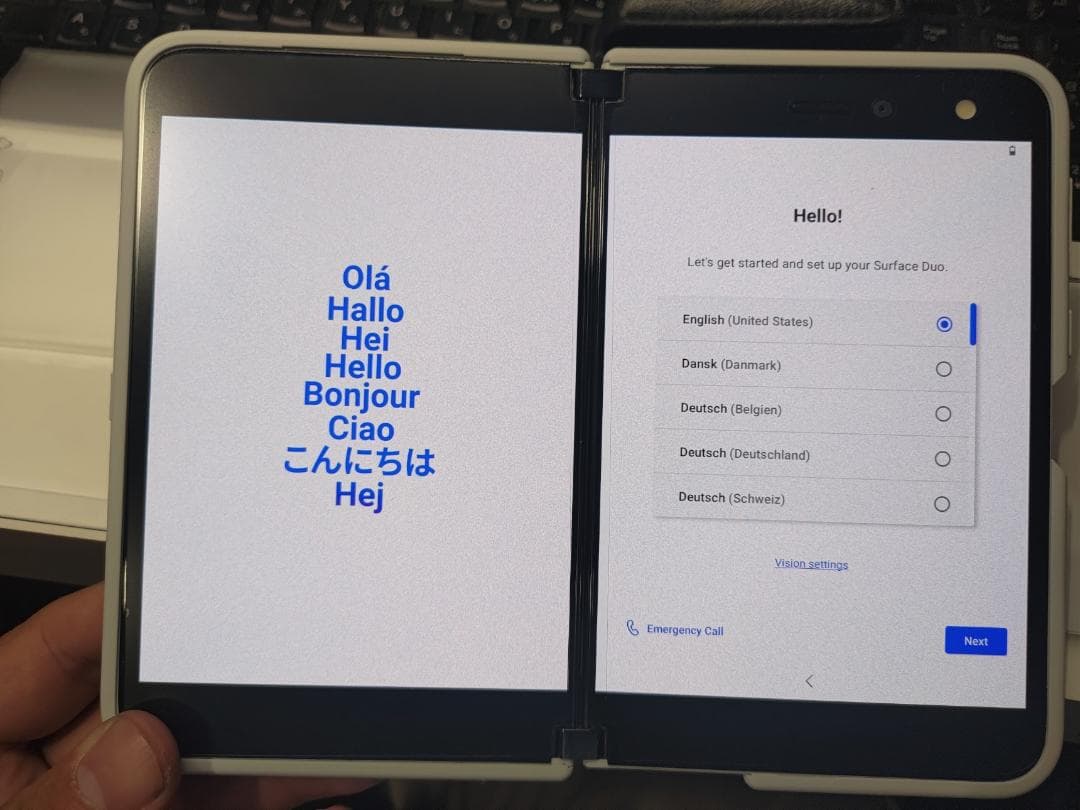 Microsoft Surface Duo 256G 海外版SIMフリー