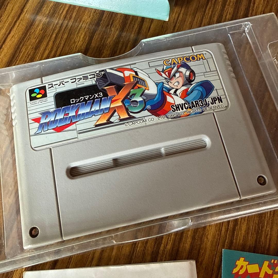 スーパーファミコンソフト　ロックマンX3 箱　取説付き　カプコン