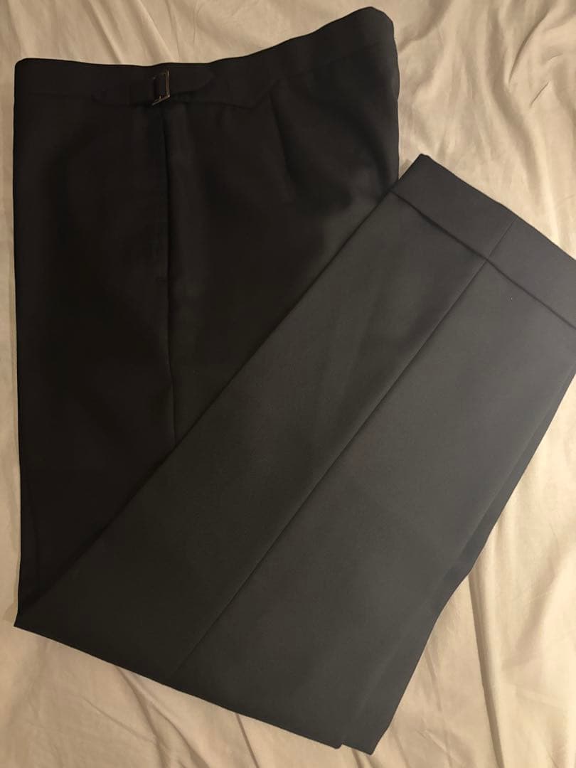 HUSBANDS ダブルブレスト ブラックスーツ