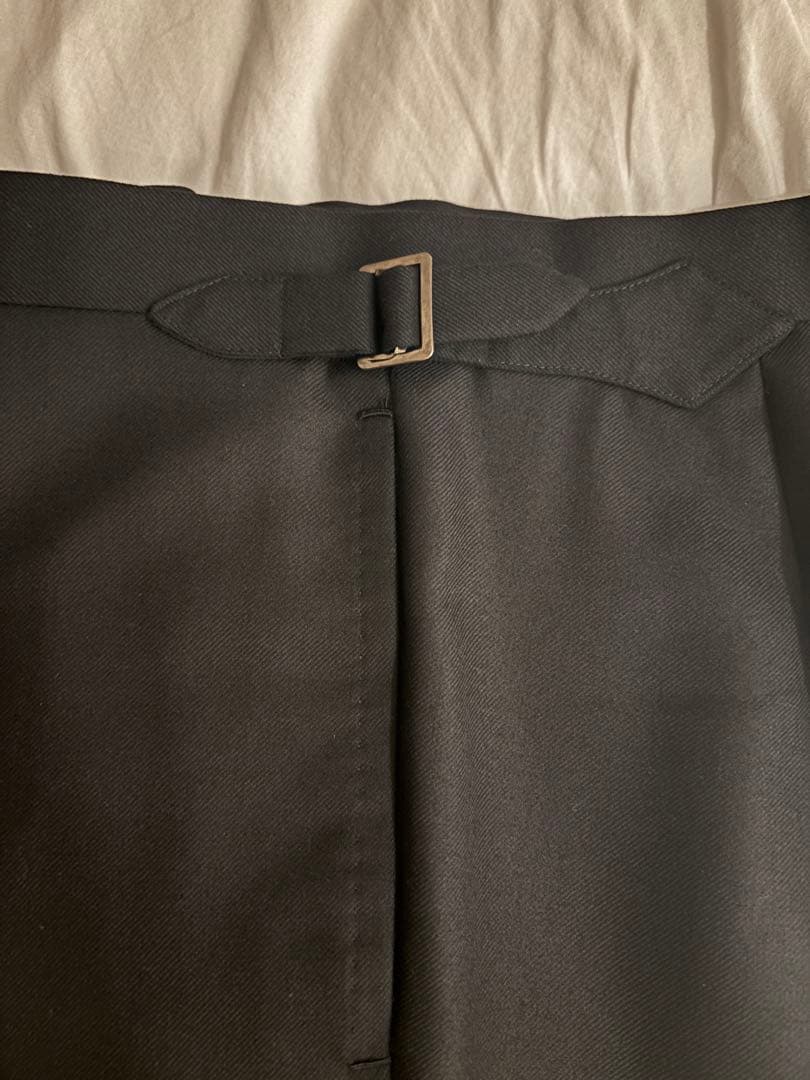 HUSBANDS ダブルブレスト ブラックスーツ