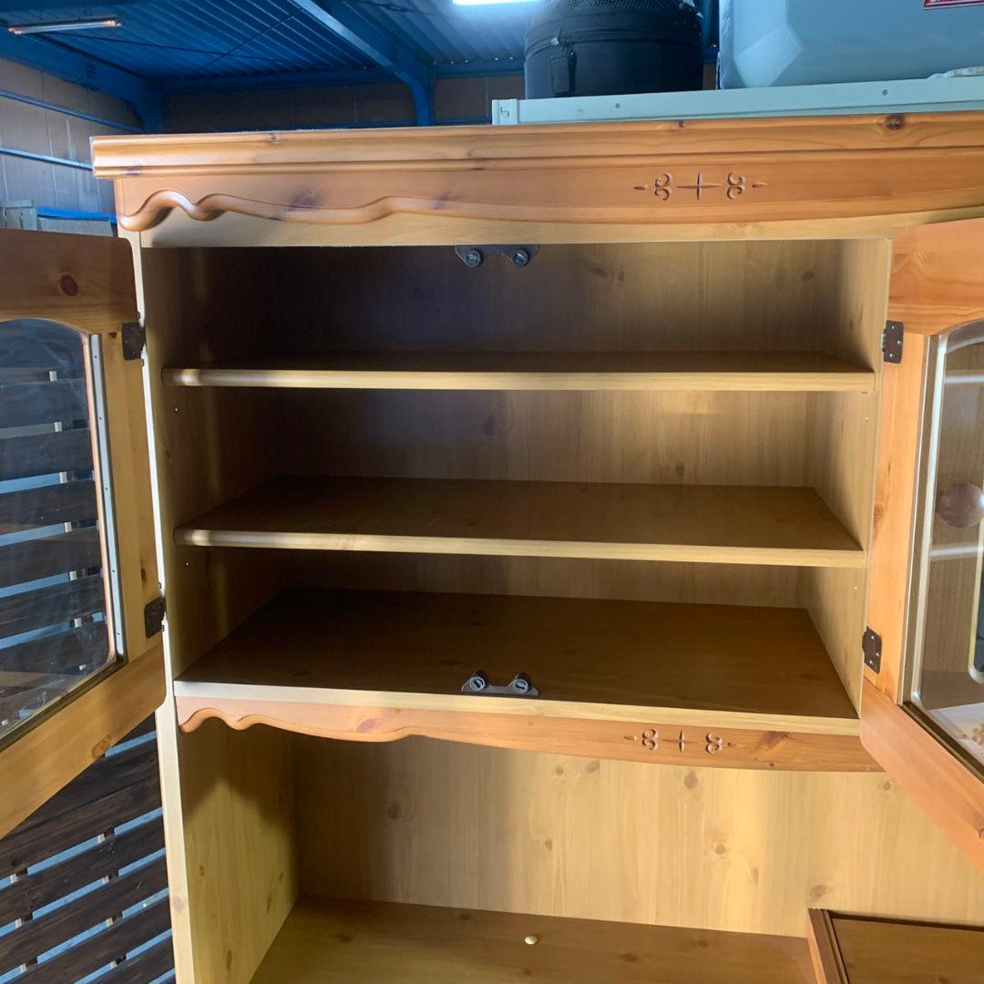 K774 岡製作所 スカーレット120D キッチンボード 食器棚