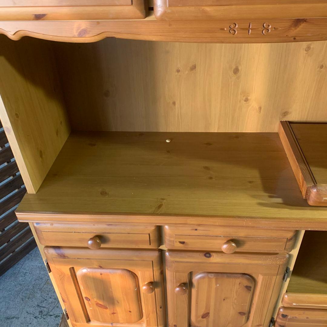 K774 岡製作所 スカーレット120D キッチンボード 食器棚