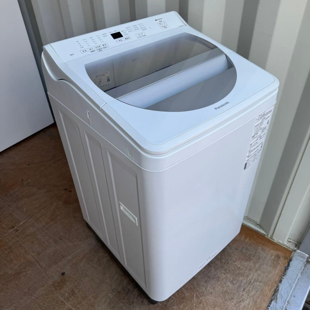67⭐️2021年製★パナソニック　洗濯機 インバーター　8KG 一人暮らし
