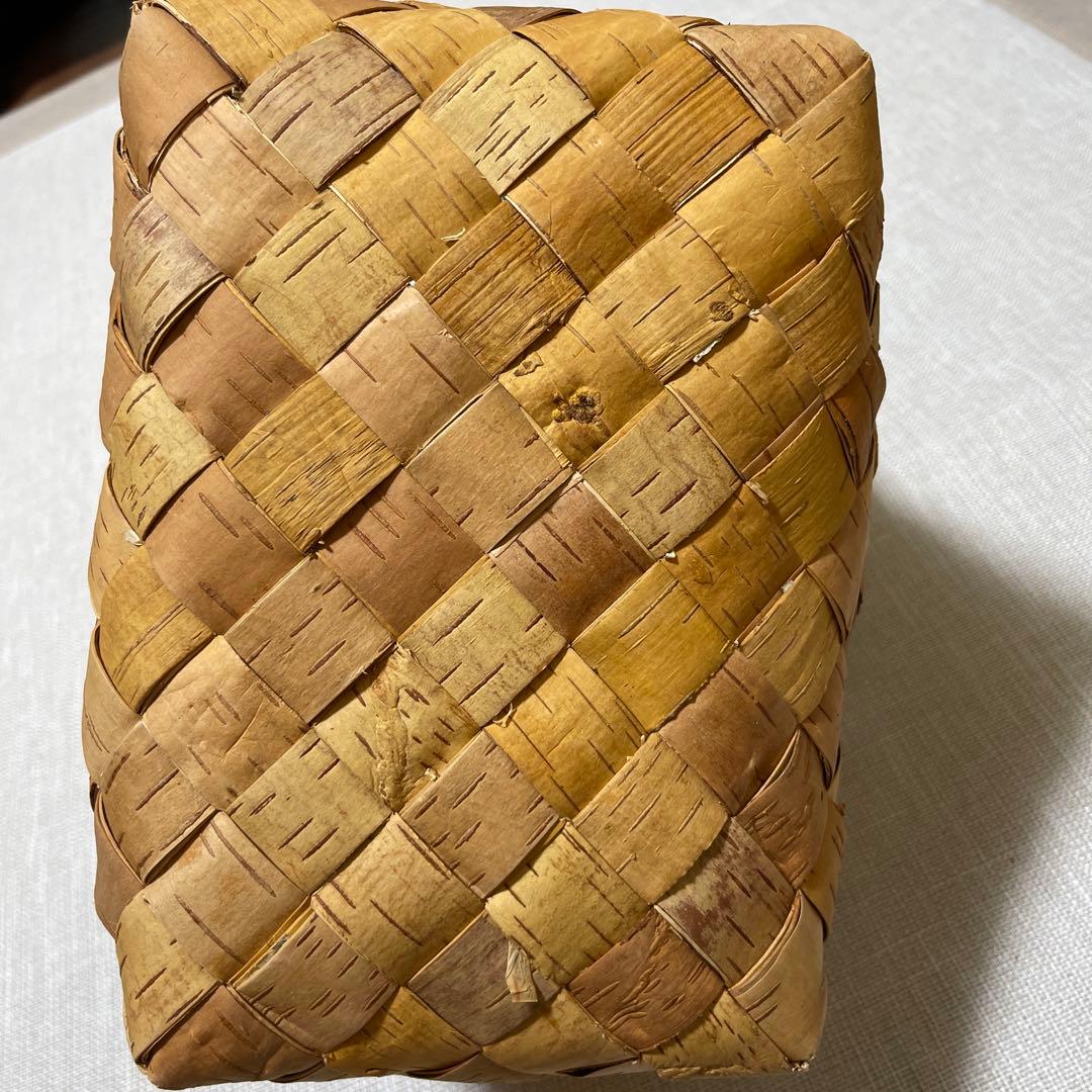 大セール！ロシア大ベテラン最後の白樺のバスケットです。