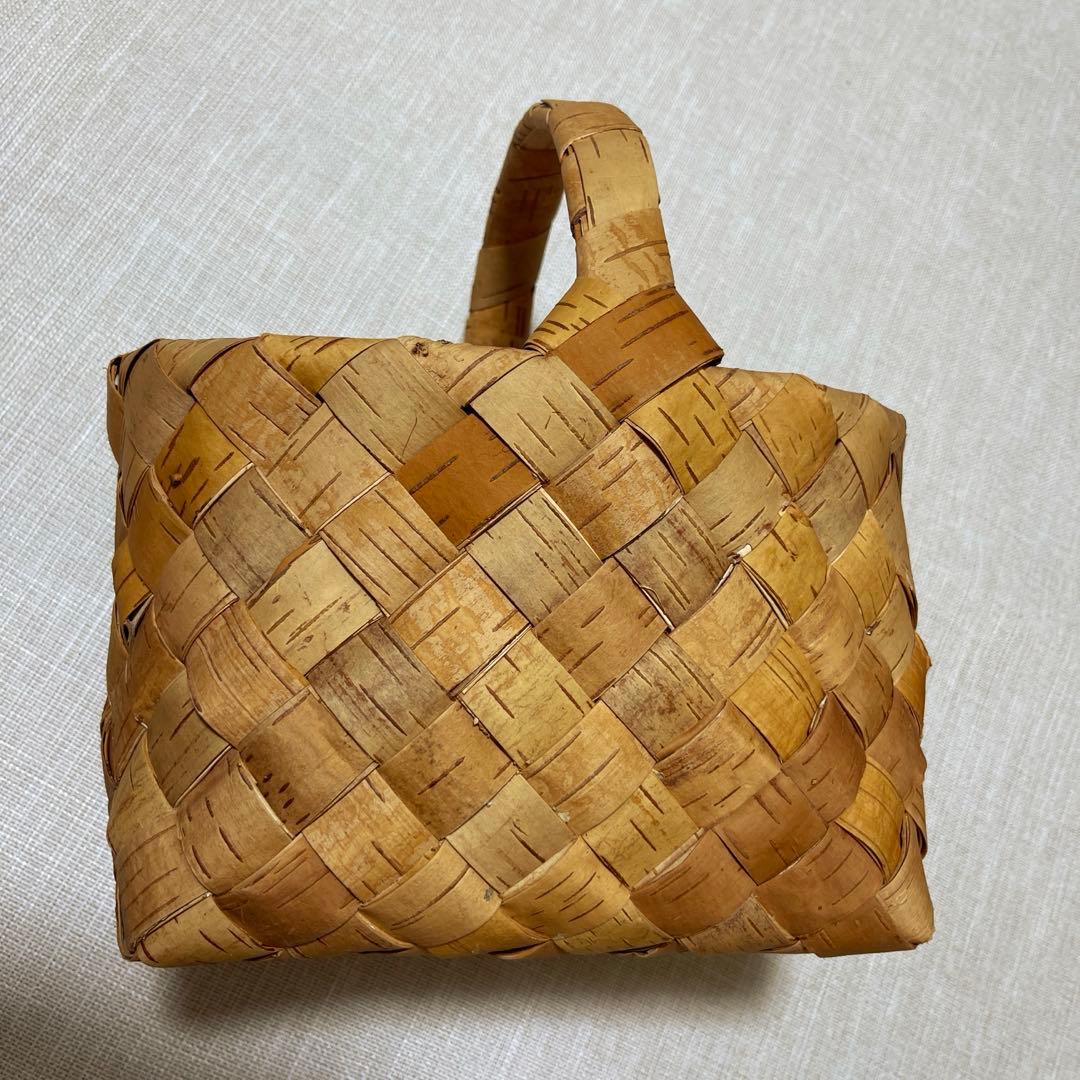 大セール！ロシア大ベテラン最後の白樺のバスケットです。