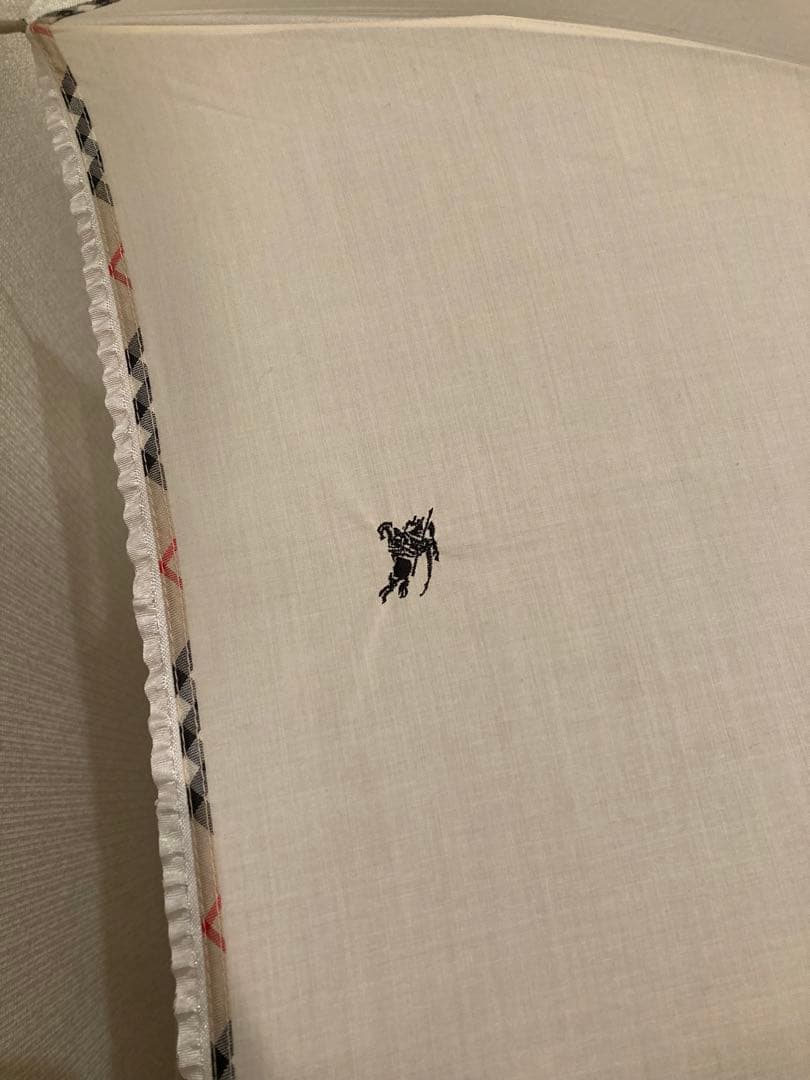 極美　Burberry バーバリー　日傘　UV アイボリー×ベージュノバチェック