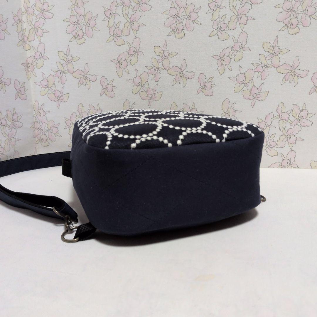 ミナペルホネン　ハンドメイド バッグ ワンショルダー タンバリン リュック