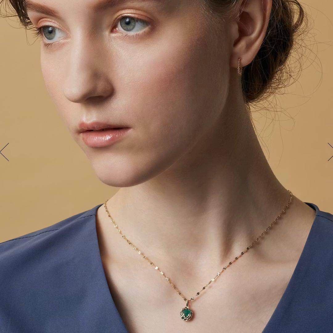 現行品 agete アガット K10 チャーム トリプレット