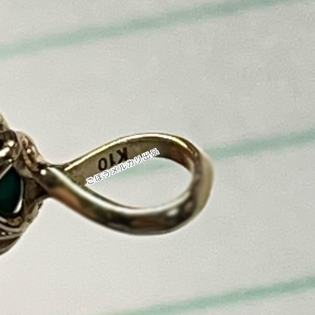 現行品 agete アガット K10 チャーム トリプレット