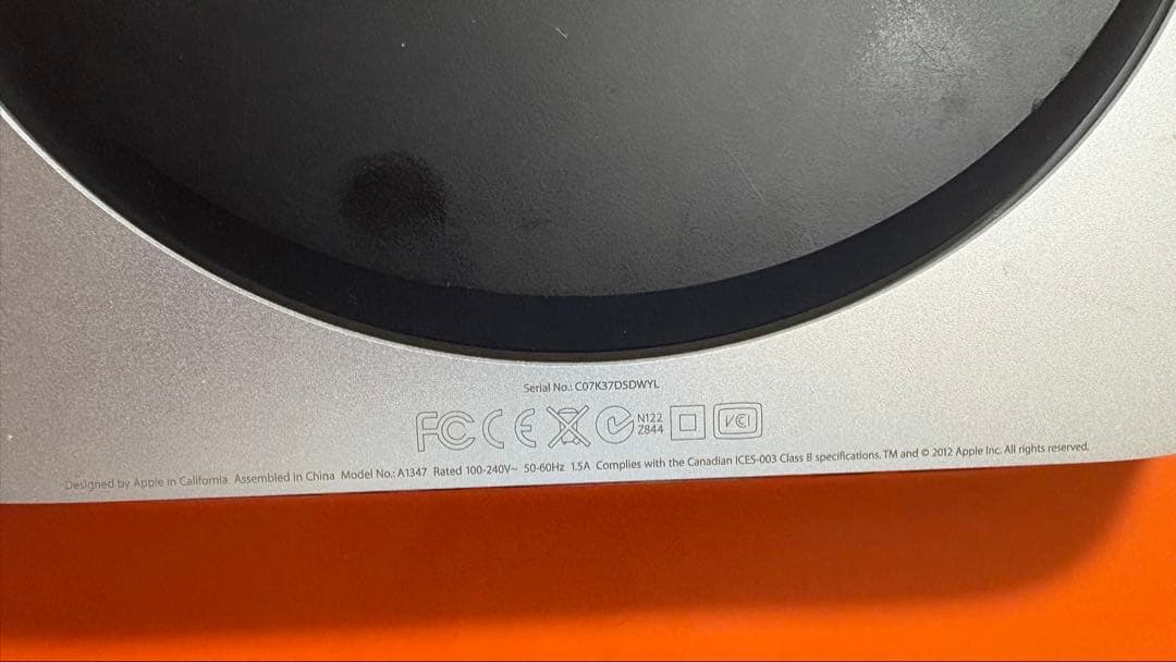 中古 Mac mini (2012) i5+ 8GB +SSD 256GB