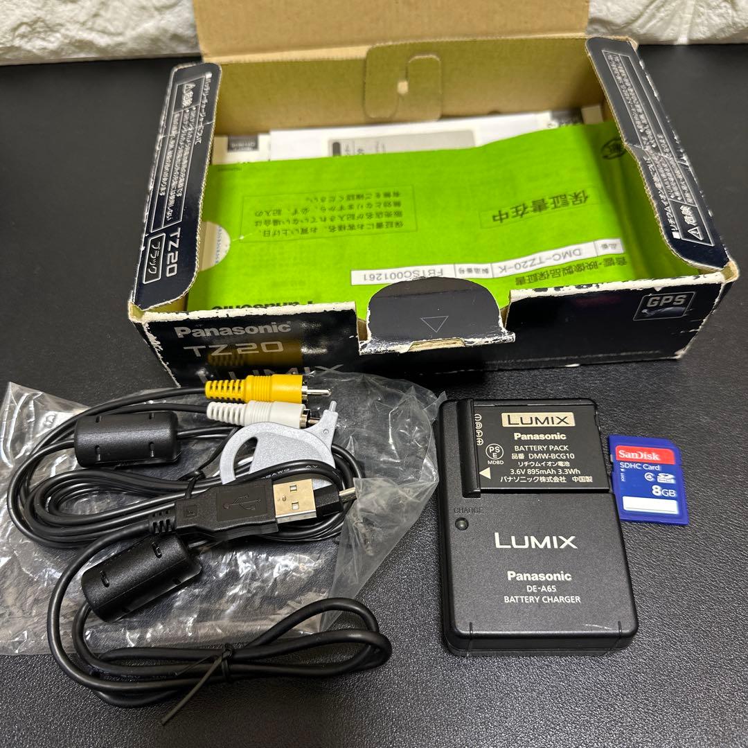 美品 Panasonic LUMIX DMC-TZ20 動作品　付属品有り