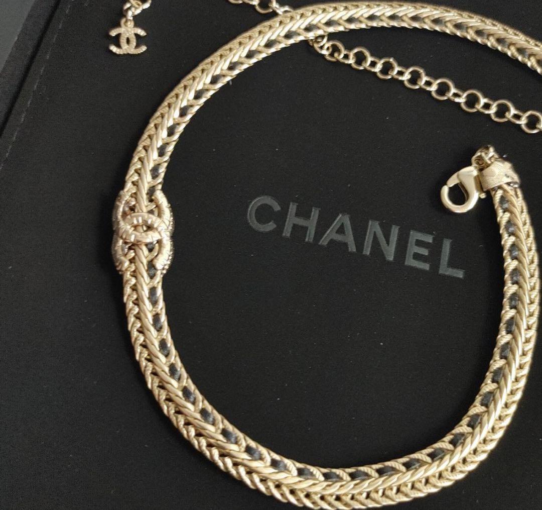 CCマーク ツイストチェーン チョーカー