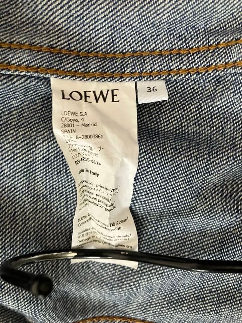 ＬO E W E ロエベ　デニムシャツ　ジャケット 美品