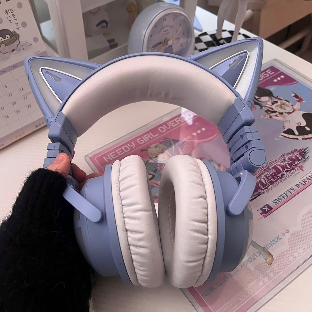 天使界隈　猫耳ヘッドホン　ぬたちゃん着用