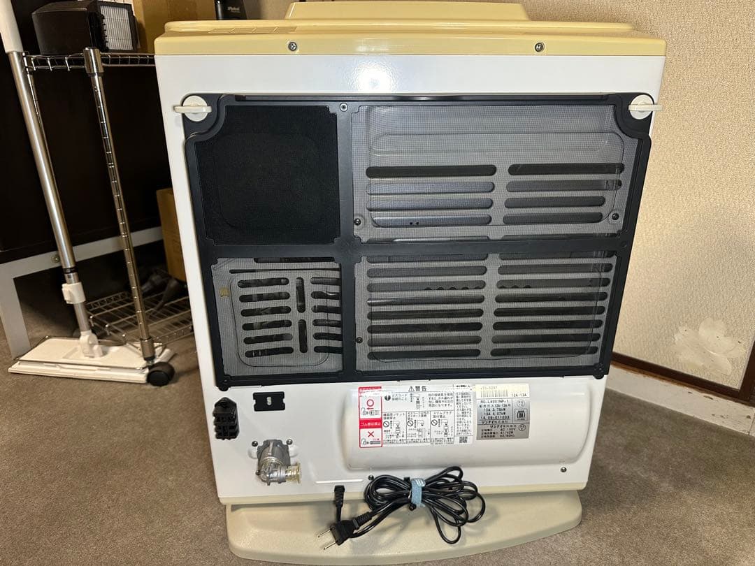 都市ガス用 リンナイ ガスファンヒーター ガスコード付