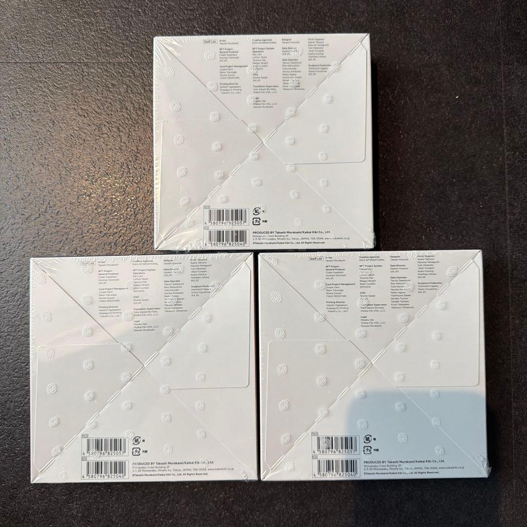 【新品】シュリンク付き 村上隆 108フラワーズREVISED　英語版3BOX