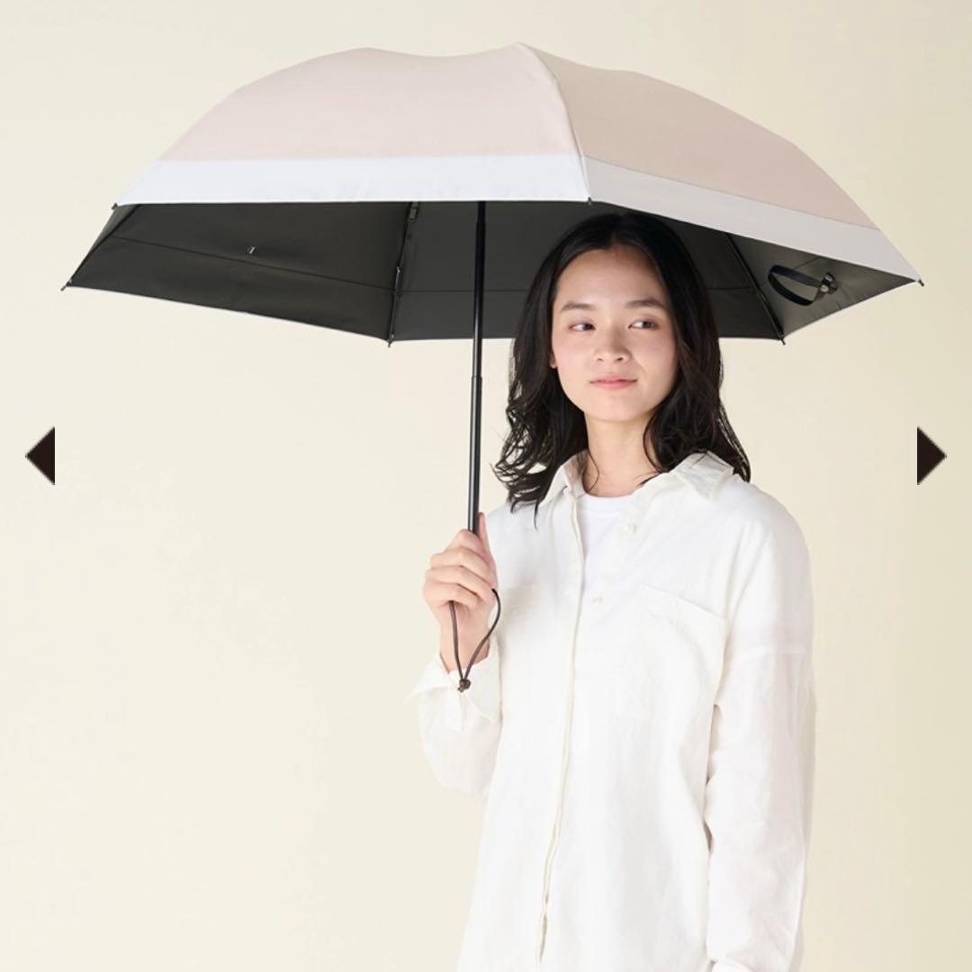 SUN BARRIER 100 折りたたみ日傘 ピンク